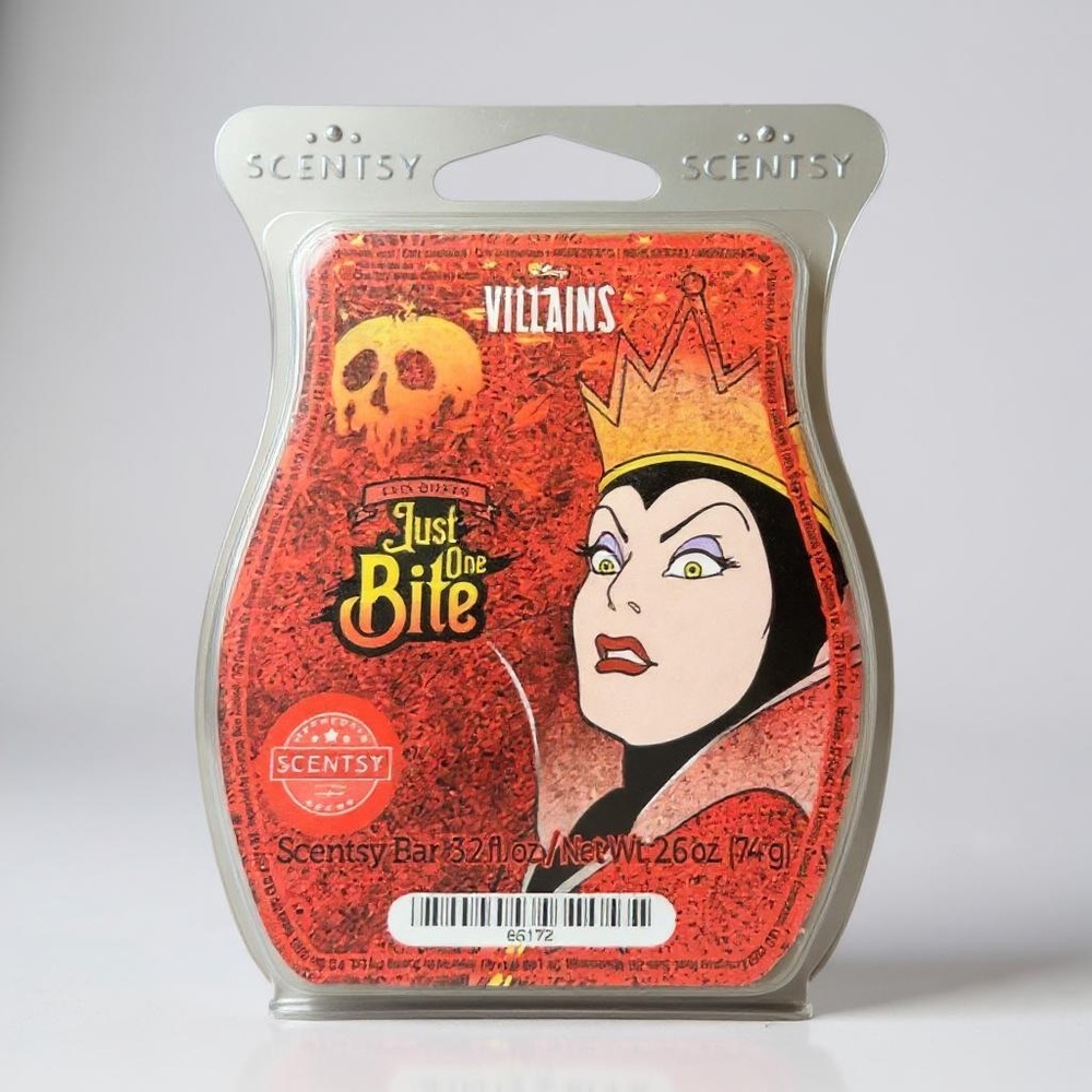 Scentsy Disney Villains Just One Bite Wax Bar – NEW & Hard to Find! Set of two.
